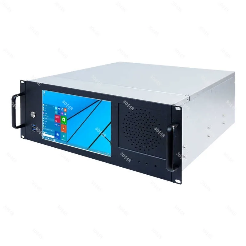 4U Rackmount Industrial Case With 10.1 Inch LCD Screen Workstation Server Chassis ATX For Video Server