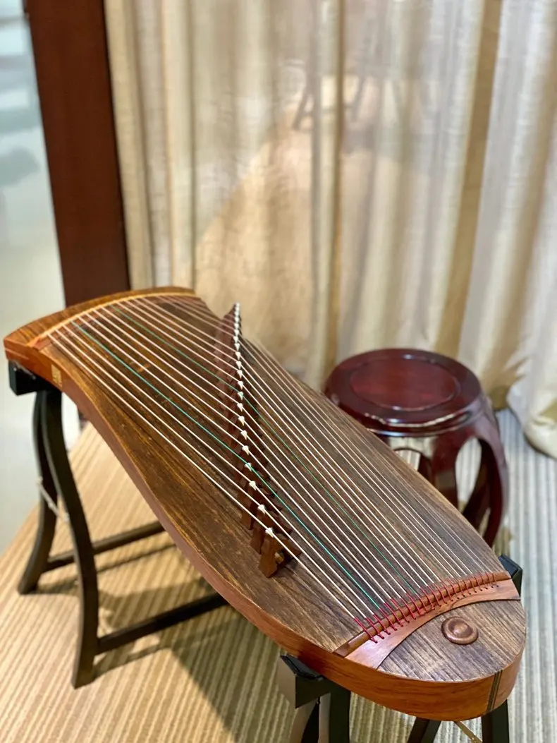 Small guzheng 1M portable 21 string Professional performance Chinese stringed instruments