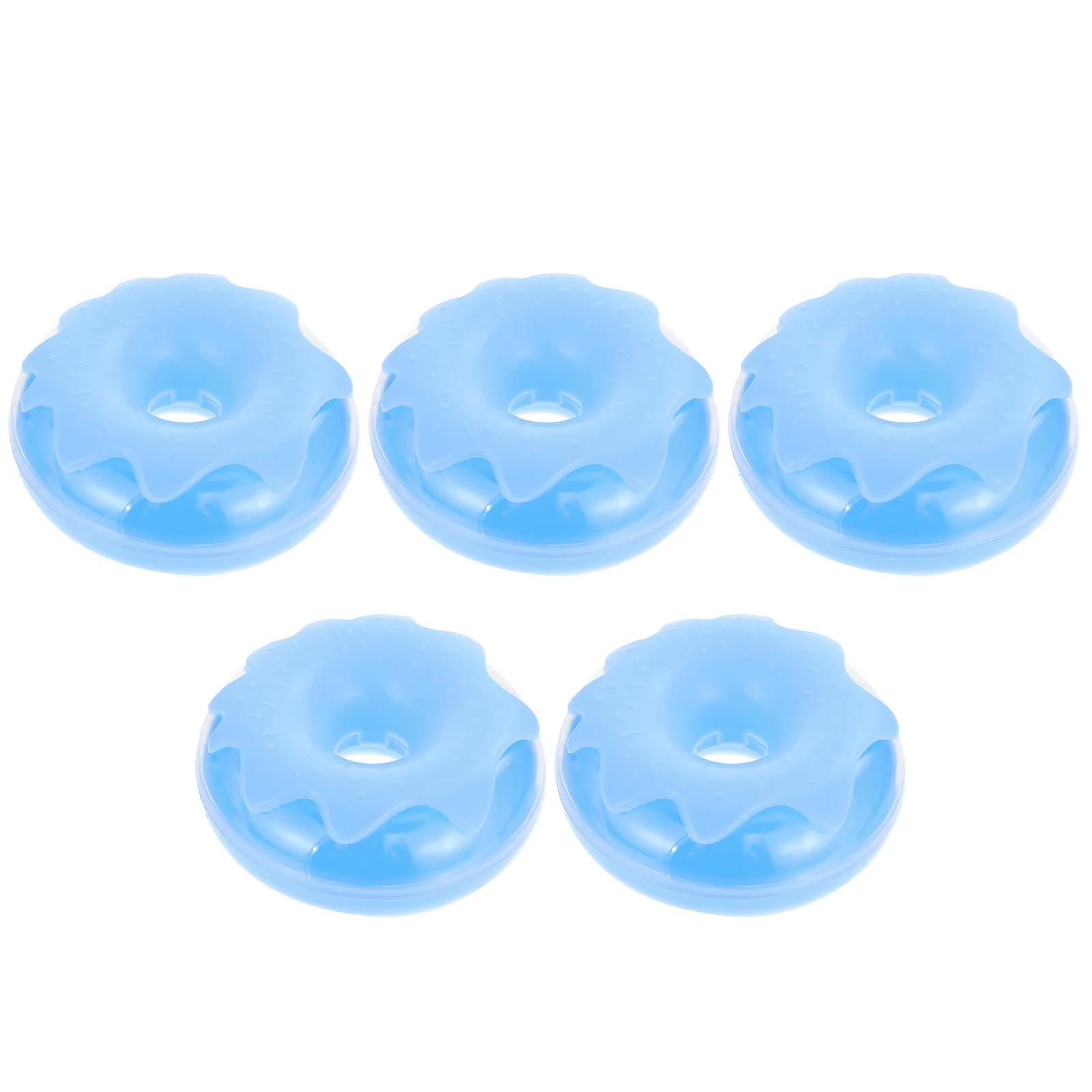 

5Pcs Candy Box Storage Plastic Donut Shaped Gift Container for Party Wedding Birthday Festival Treats Biscuit Chocolate Present