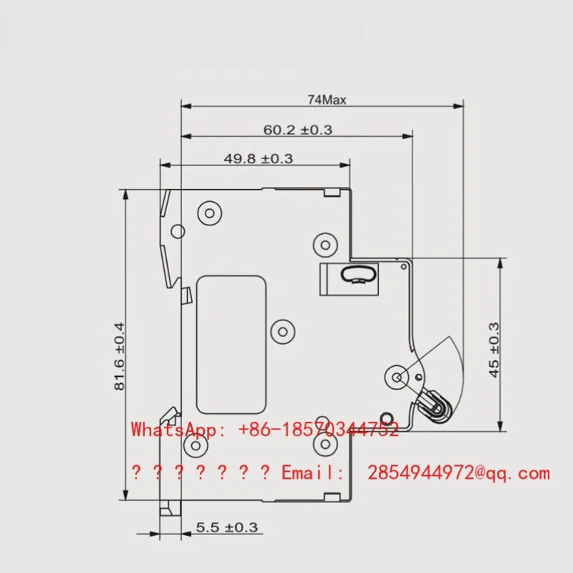 NDB2-63D Circuit Breaker Air Switch D Type Three-pole 1A3P Spot Quick Delivery