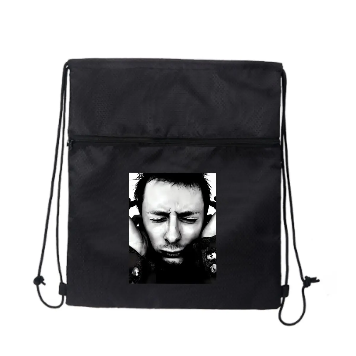 

Music Contemplation Инди-вибрация Хлопковый холст Рюкзак на шнурке Сумка Спортивный рюкзак Спортивный рюкзак на шнурке