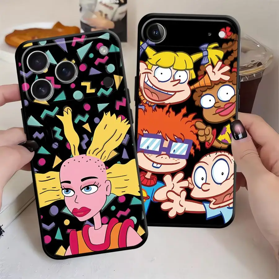 

Мягкий чехол для телефона iPhone 7 8 17Air 12 13 Mini 17 16 Pro Max 15 Plus 14 11 X XS XR SE с персонажами аниме и мультфильмов