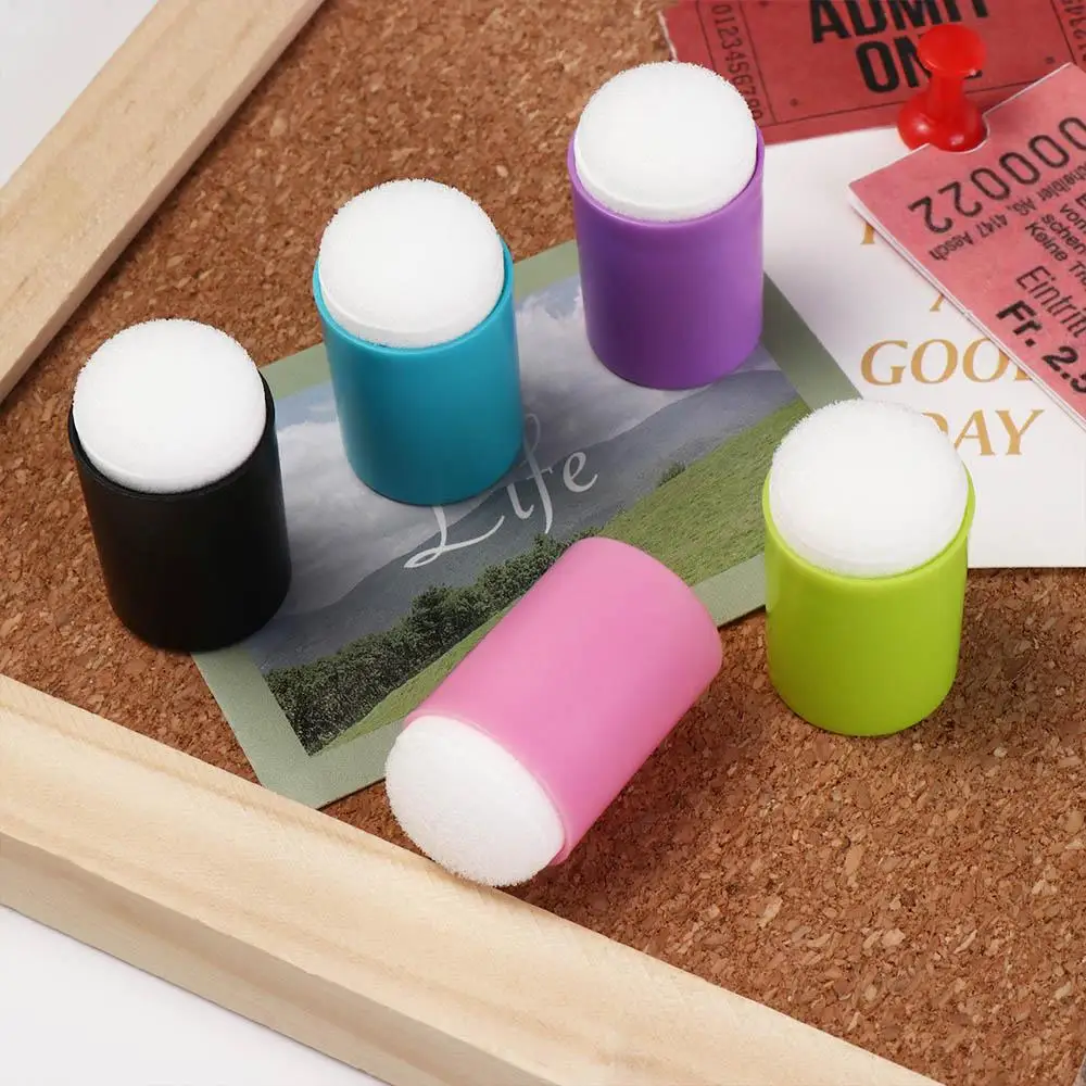 5PCS Colorful Inking Staining Finger Painting Sponge DIY Smudge Dauber Sponge Craft Painting Finger Cot Art Supply