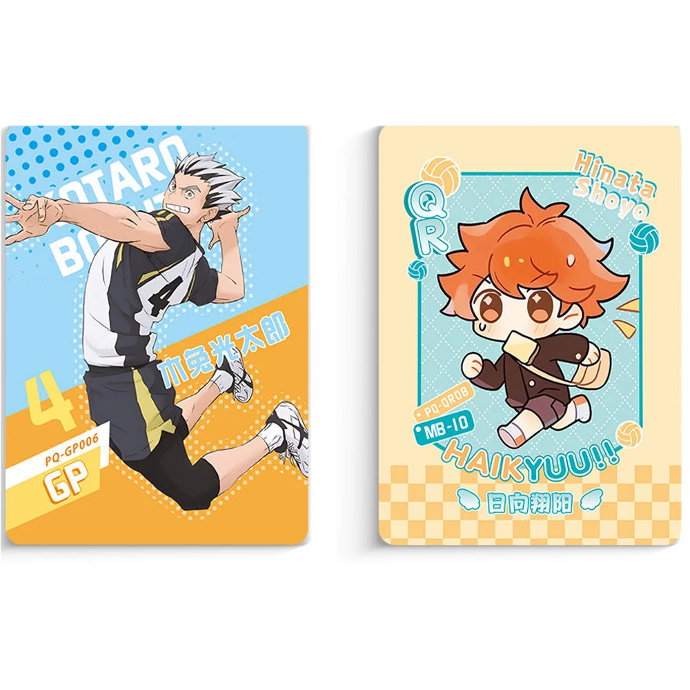 up-to-date Collection Cards Haikyuu Cards Hongka series Hinata Shoyo Kageyama Tobio Tsukishima Hotaru Anime Birthday gifts