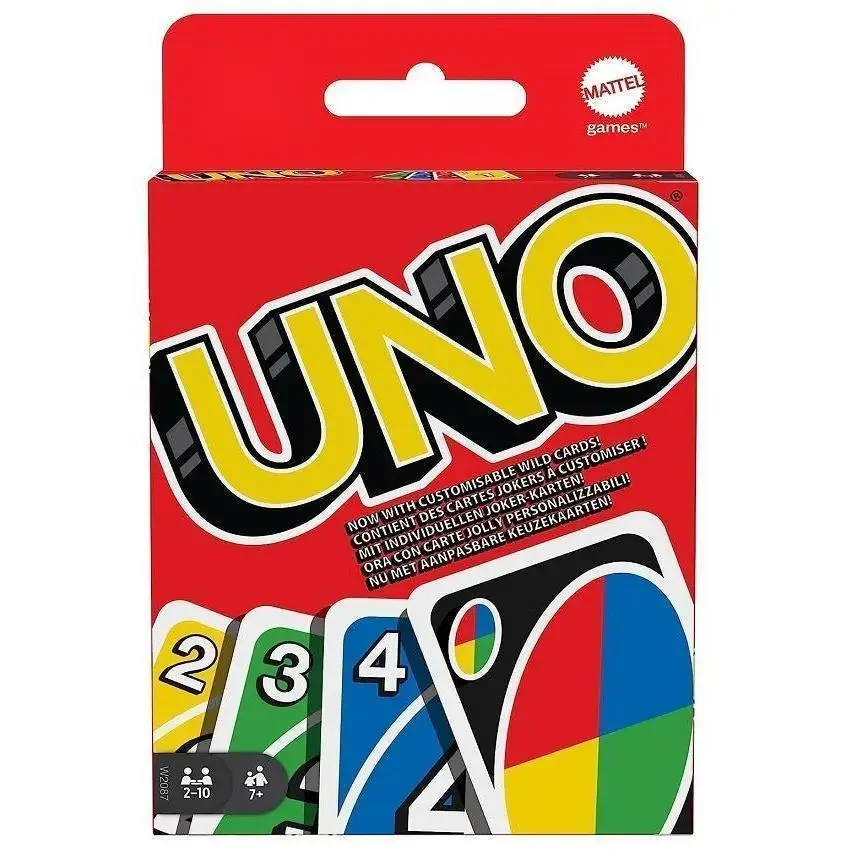 

UNO Solitaire Mattel Classic Standard Edition Multiplayer Party Super Fun Popular Desktop Puzzle Game Playing Cards Wholesale