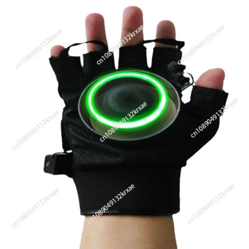 Left Hand Right Hand Vortex Green 532nm Laser Gloves DJ Dancing Club Rotating Laser Show Light Lazers