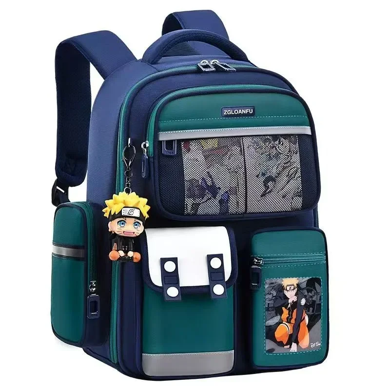 2023 New Schoolbag Primary School Boys and Girls Grade One to Six Children Burden Reduction Spine-Protective Backpack