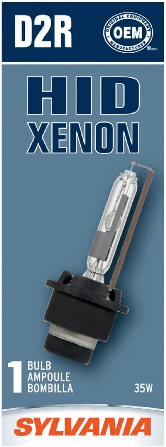 

High Performance D2R HID Headlight Bulb - Bright White Light, Long Lasting & Energy Efficient (1 Bulb)