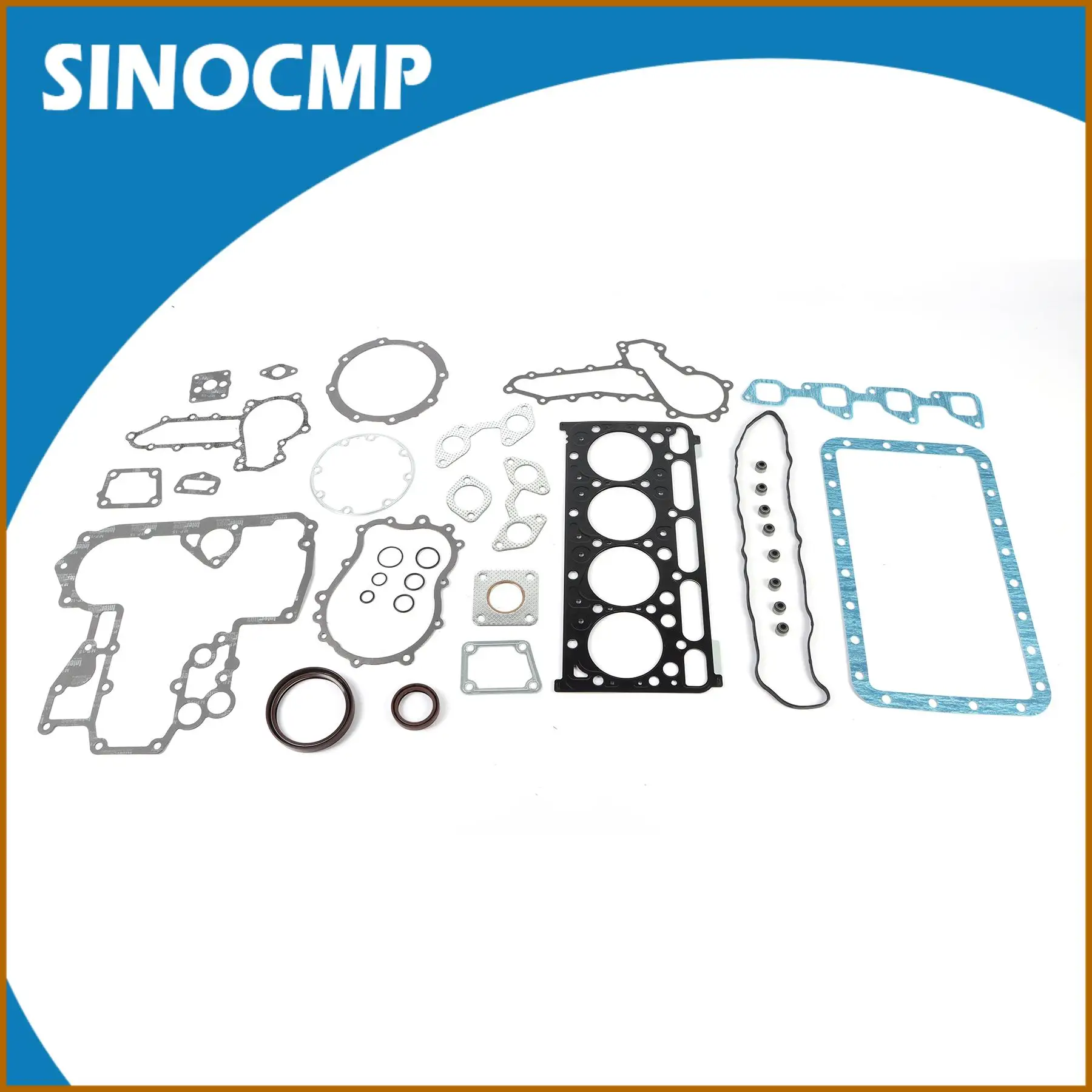 

SINOCMP Engine Full Overhaul Gasket Set For Kubota V2203 V2203B V2203T Bobcat 753 753G 763G 773F CASE 1838