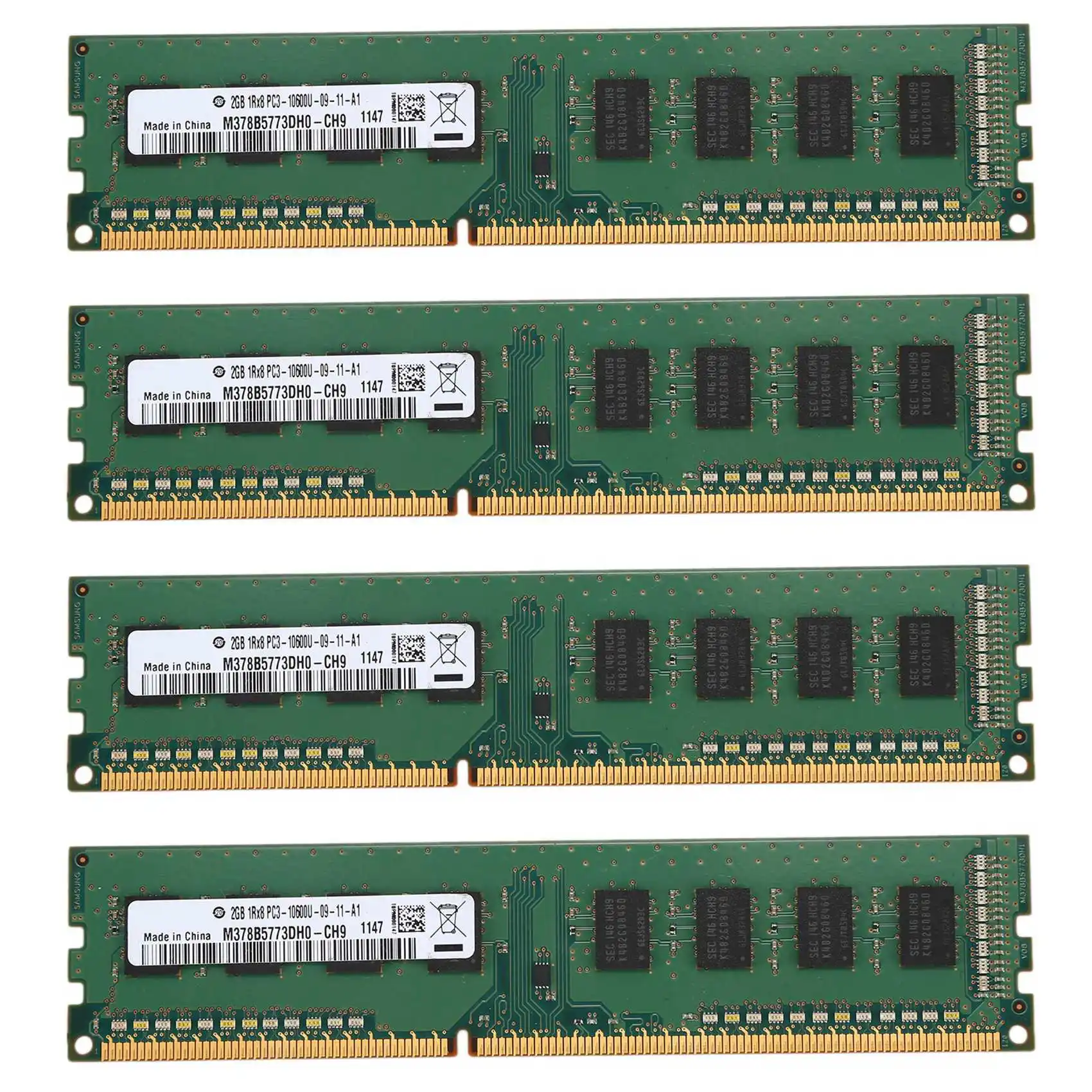 Exquisite-4X DDR3 2GB Ram 1333 Mhz For Desktop PC Memory 240Pin 1.5V New Dimm