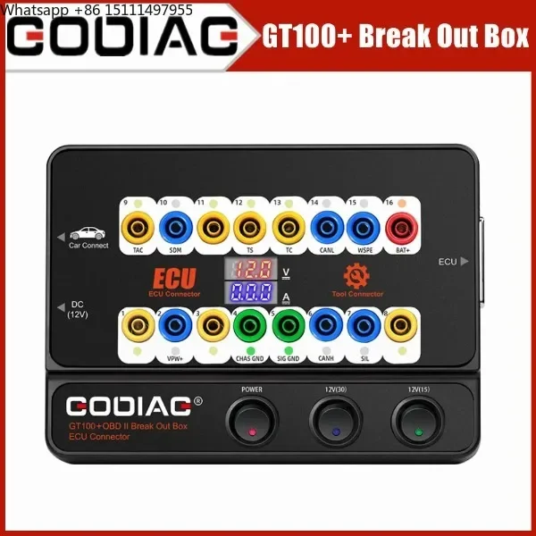 Original GODIAG GT100+  II Break Out Box ECU Bench Connector GT100 Pro With Electronic Current Display With Best Quality