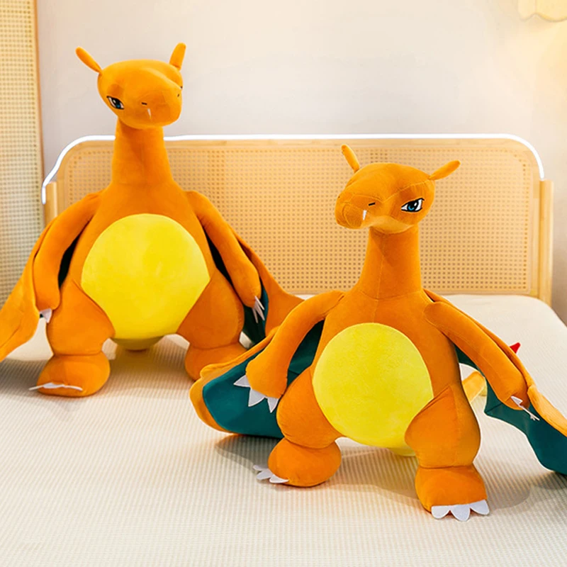 

25/85cm Charizard Pokemon Plush Toys Large Anime Doll Cute Pillow Cartoon Charmander Pokémon Plushie Stuffed Gift for Kids Xmas
