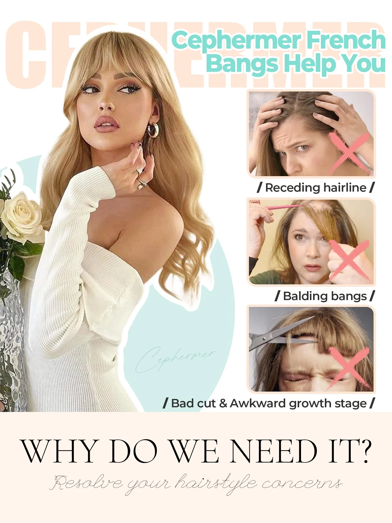 وصلات شعر صناعية قصيرة مستقيمة من JKL بمشبك ياكي في الانفجارات لقطع الشعر النسائية السوداء #3