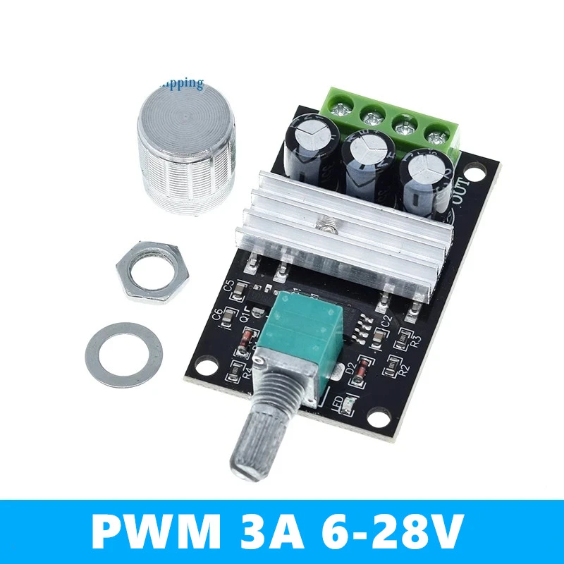 Régulateur de vitesse de moteur PWM DC 2A 3A 5A 10A, interrupteur de contrôle de vitesse, fonction 1803BK 1203BK