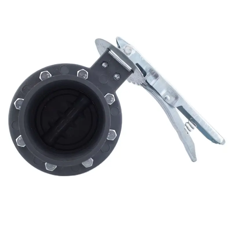 PVC butterfly valve socket type disc valve DN 90 MM Irrigation butterfly valve Plastic one-piece butterfly valve