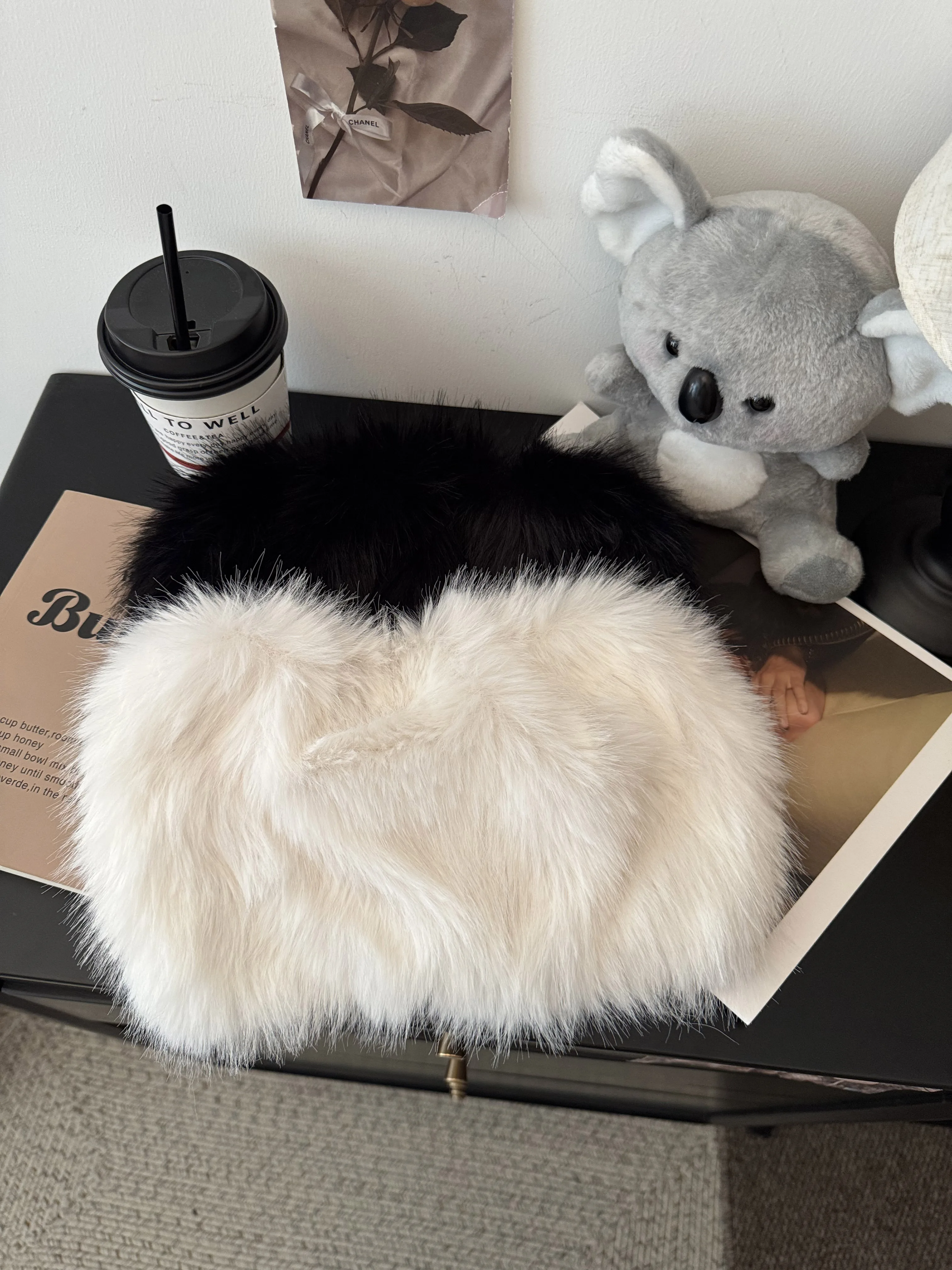 

Fashion Sexy Plush Soft Sticky Backless Slim Fit One Shoulder Sleeveless Strapless Vest Solid Color Short Camisole Tops 2026