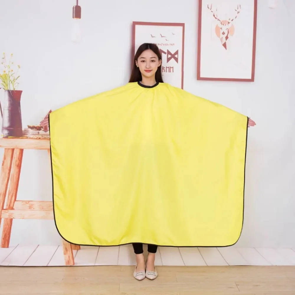 Professional Barber Cape Hair Cutting Cape Waterproof Silicone Collar Transparent Anti Static Salon Cape Eagle Shawl Style view 5