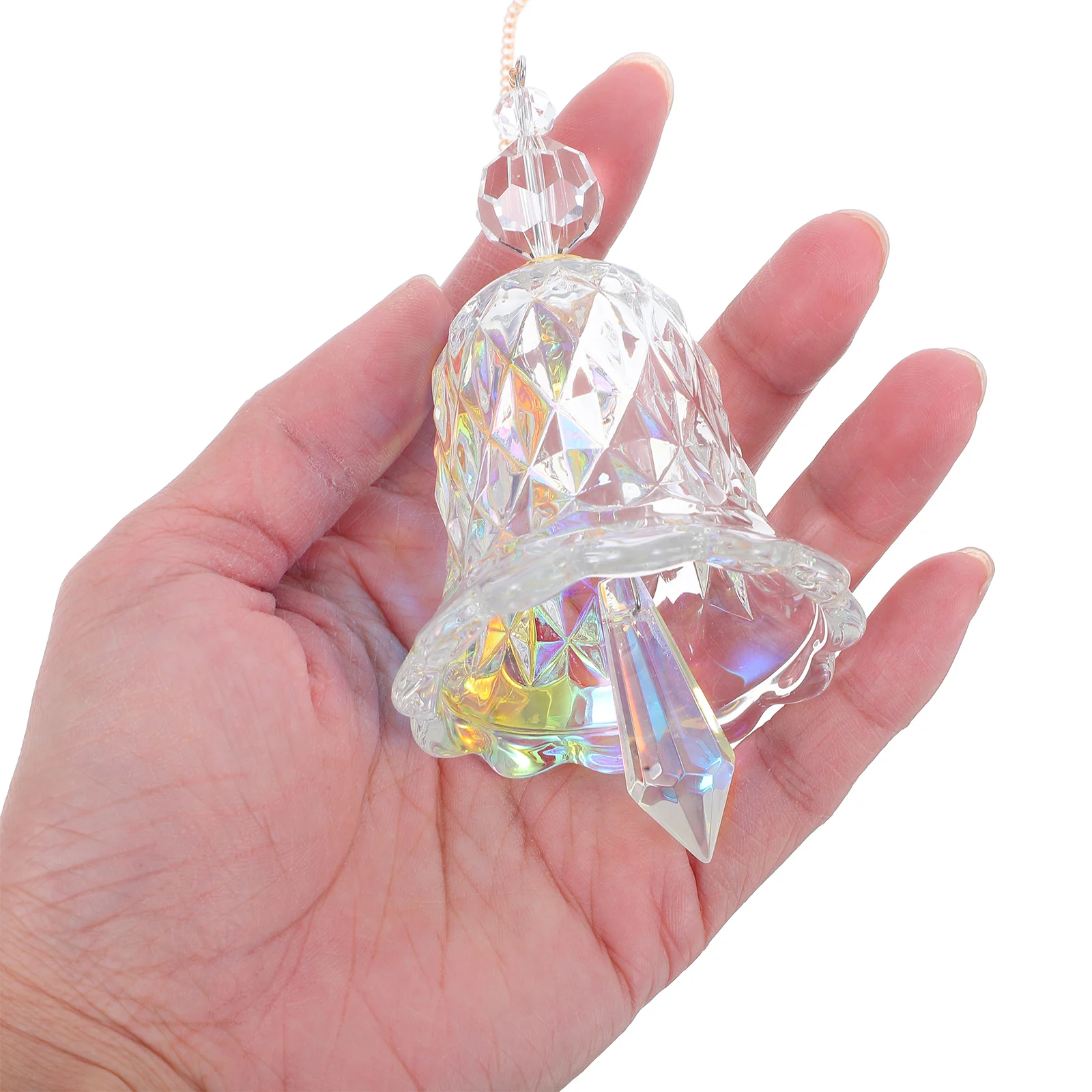 

2Pcs Glass Wind Chimes Window Indoor Hanging Suncatchers Bell Garden Decor Melodious Gifts Wind Chime Small Garden Sun Catchers