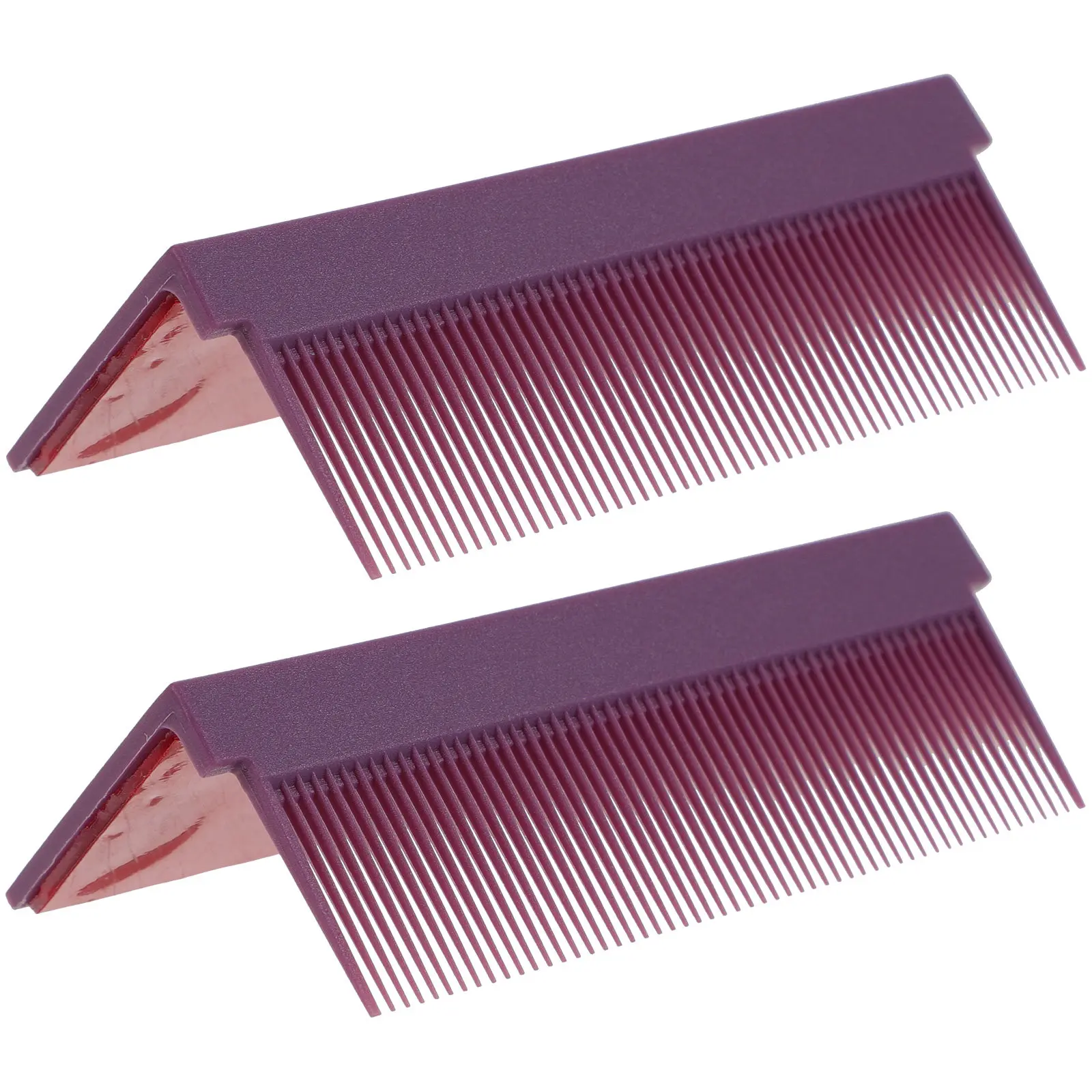 

2 Pcs Straighten Comb Straightening Hair Dryer Attachment Straighteners Hairdressing for Curly