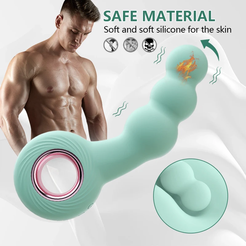 Female Powerful Telescopic Heating Vibrating Sucking Green ,12Frequency,15cm