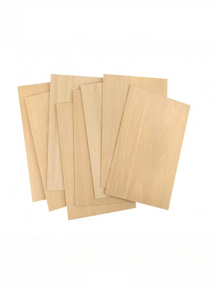 10 قطعة 15x10 سنتيمتر الزيزفون لوحات 2 مللي متر رقيقة لم تنته صفائح خشبية للحرف اليدوية والنماذج صنع رقائق الخشب الزخرفية #5
