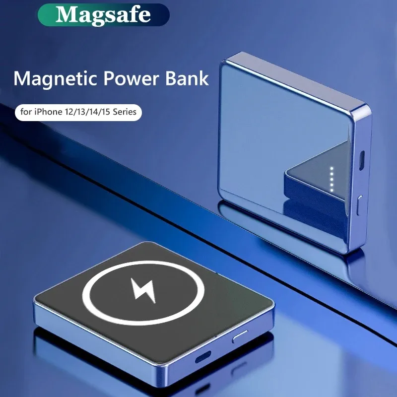 

10000mAh Power Bank Magnetic Wireless PD 20W Fast Charger For magsafe powerbank Phone battery For Iphone Xiaomi Samsung