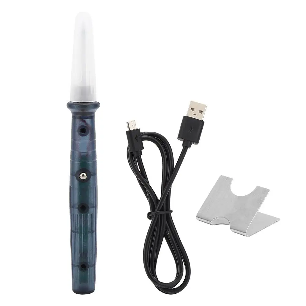 

Adjustable Temperature USB Soldering Iron 5V 8W Heat Pen 450 to 480 Celsius for Electronic Repair and Rework Station