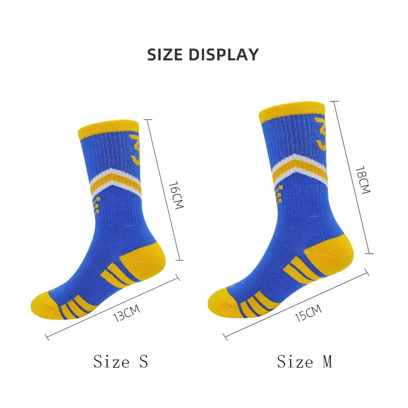 Socks Two Size S / M Summer Basketball Thin Children Teenagers Number Sports Socks Boys Girls Running Socks SH05