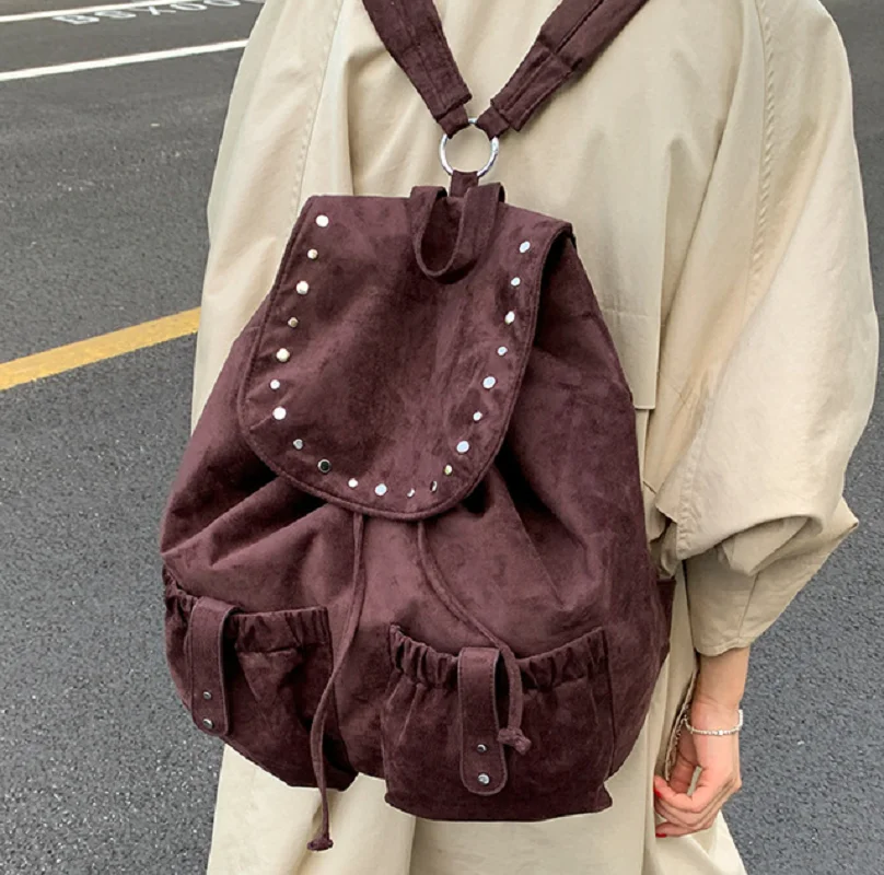 

2025 новые женские рюкзаки большой емкости в консервативном стиле, корейские модные мягкие кожаные дорожные сумки на плечо, сумки для ноутбука, школьная сумка