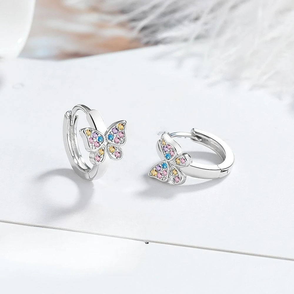 新しい 925 スターリングシルバー 5A ジルコンイヤリング女性のための絶妙なガールフレンド結婚式婚約ジュエリー寛大なファッションギフト