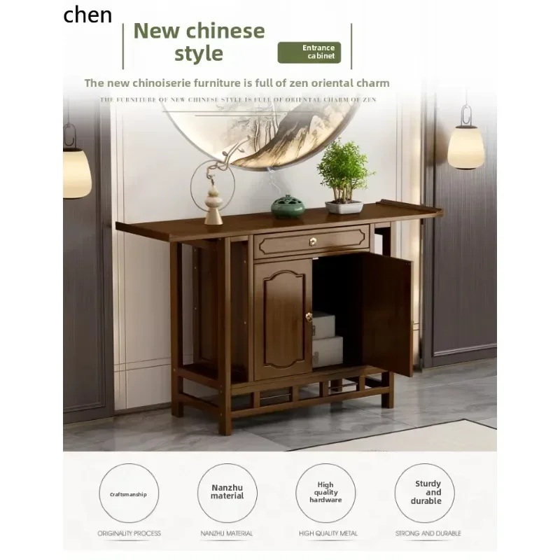 DSA  solid wood porch cabinet simple table modern living room casket incense household simple Buddhist
