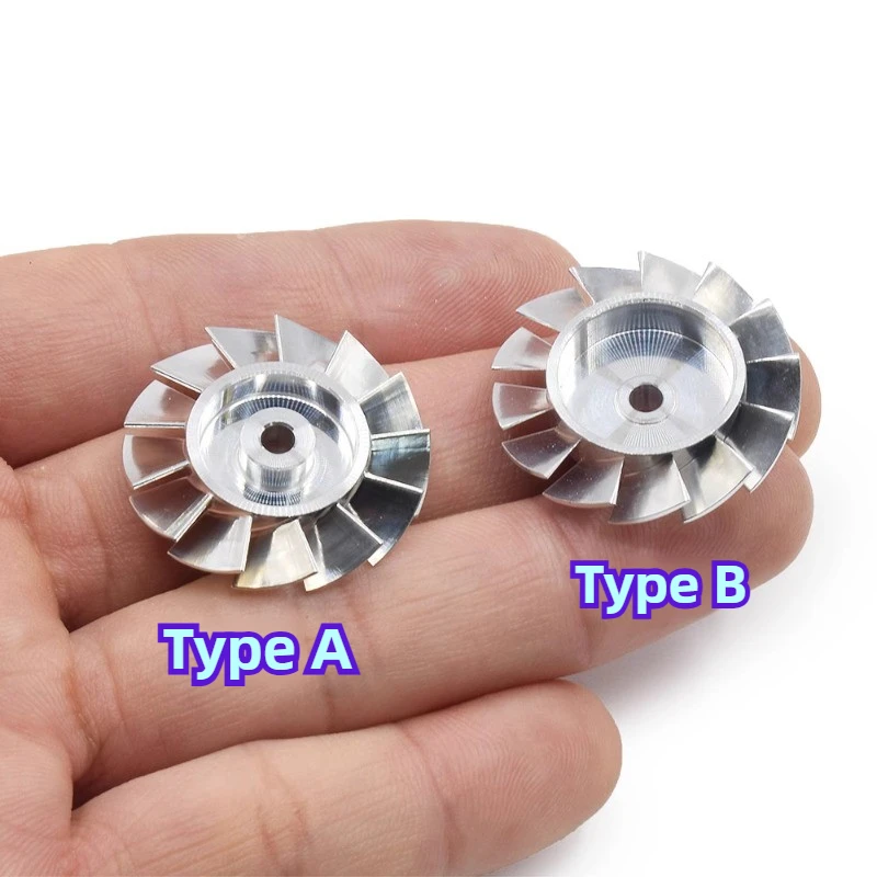 5pcs 27mm CNC Aluminum Impeller High Speed 100K RPM Brushless Ducted Fan Blade - High Precision Durable