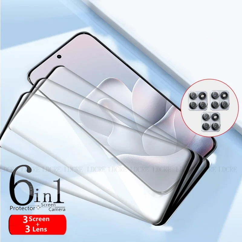 

Защитное стекло 6-в-1 для Motorola Moto Edge 70 Fusion, закаленное стекло для экрана Moto Edge 70 Fusion, стекло для объектива Moto Edge 70 Fusion