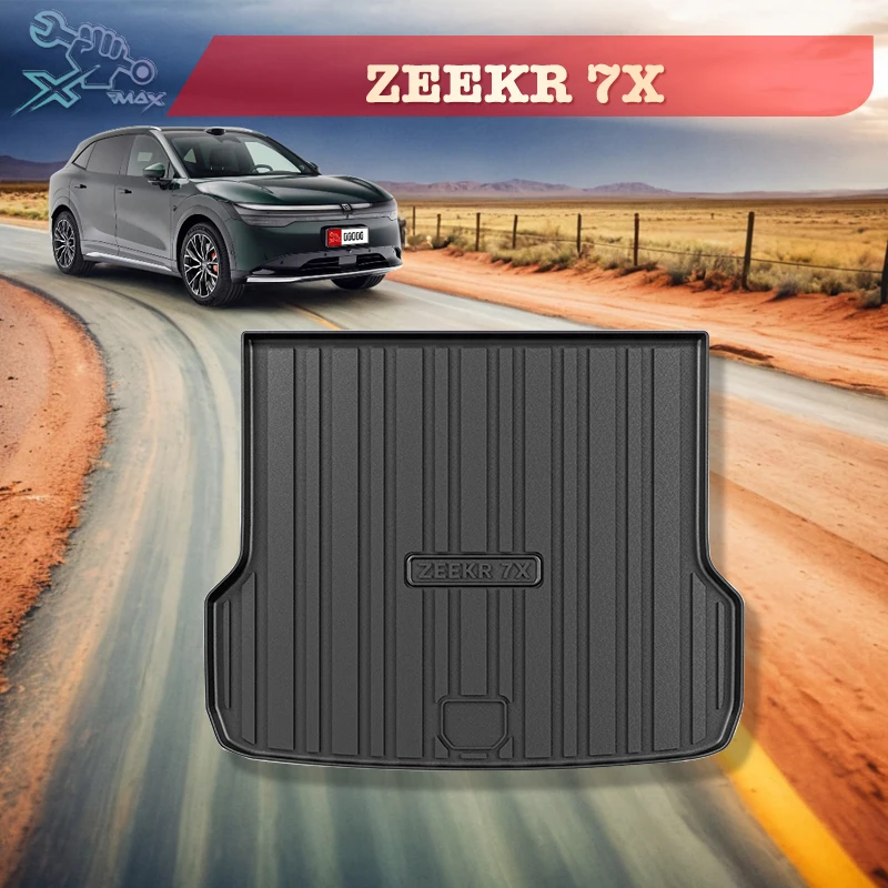 

For ZEEKR 7X 2025 TPE Custom Fit Car Trunk Mat All Season Black Cargo Mat 3D Shaped Laser Measured Trunk Liners