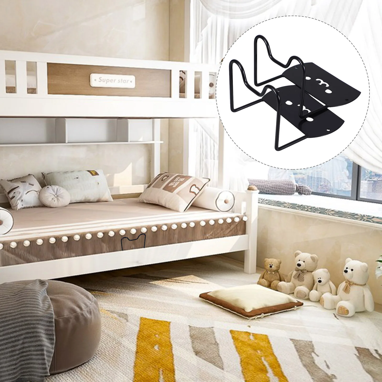 

2 шт. противоскользящий кронштейн для матраса, каркас кровати, шумоглушитель, нескользящий автомобильный противоскользящий держатель