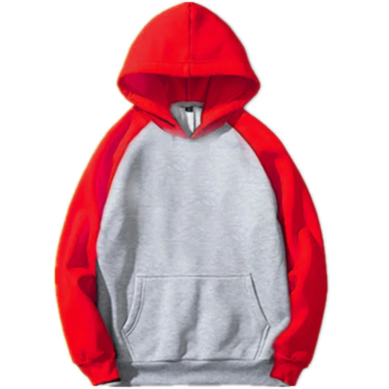 

NEW Hoodie Hooded Women Men Fashion Sweatshirt Hoodies Splice Hip Hop Pullover 2024