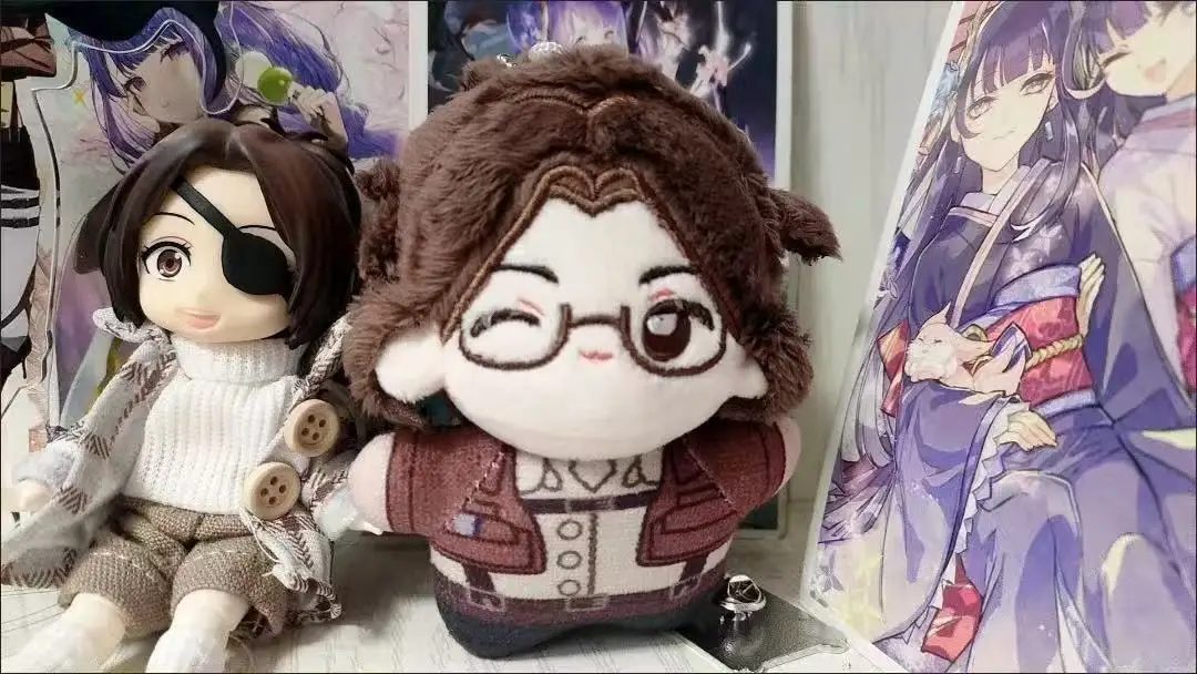 Peluche 10cm jeu Anime attaque sur Titan marchandise Levi Eren Yeager corps court peluche poupée jouet doux habiller coton enfant cadeau