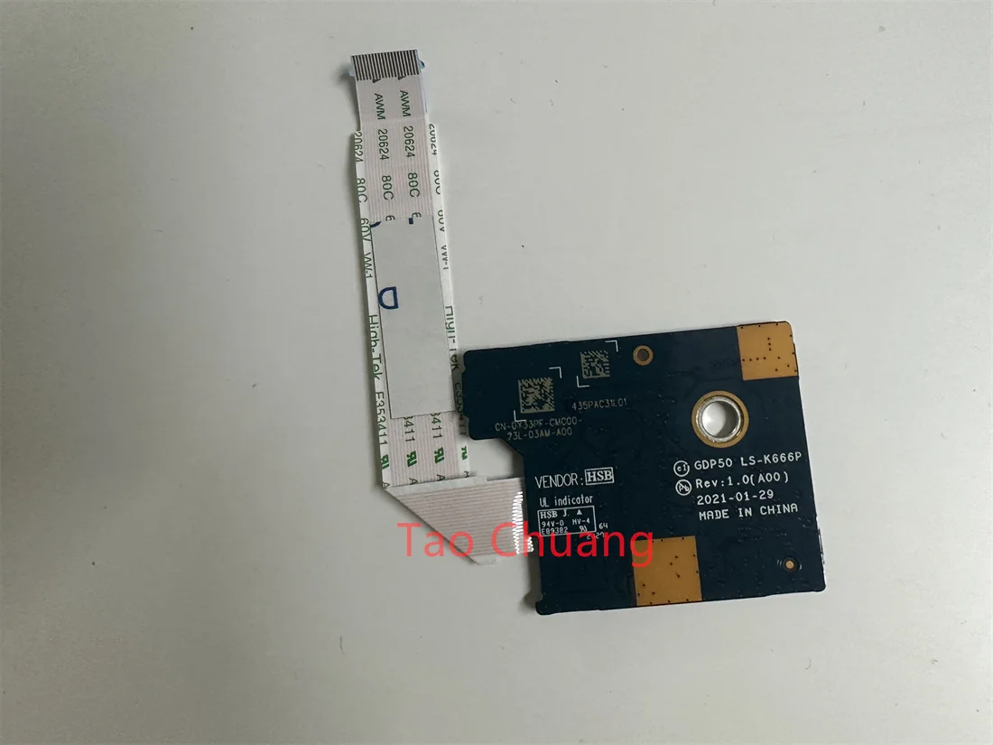 FOR Dell Alienware M15 R5 R6 R7 Keyboard Connection Board GDP50 LS-K666P