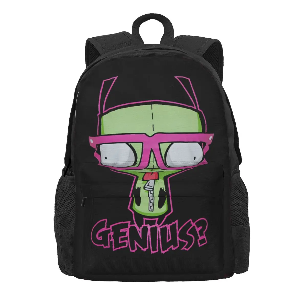 

Kawaii Invader Zim Backpack for Men Women Cool High School Hiking Travel Daypack College Shoulder Bag Gift