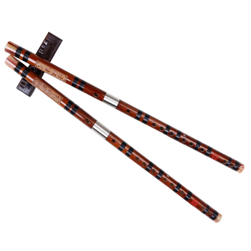 

Bamboo Flute Professional Grade Scholar's Performance Flute With Accessories Chinese Classical Musical Instruments