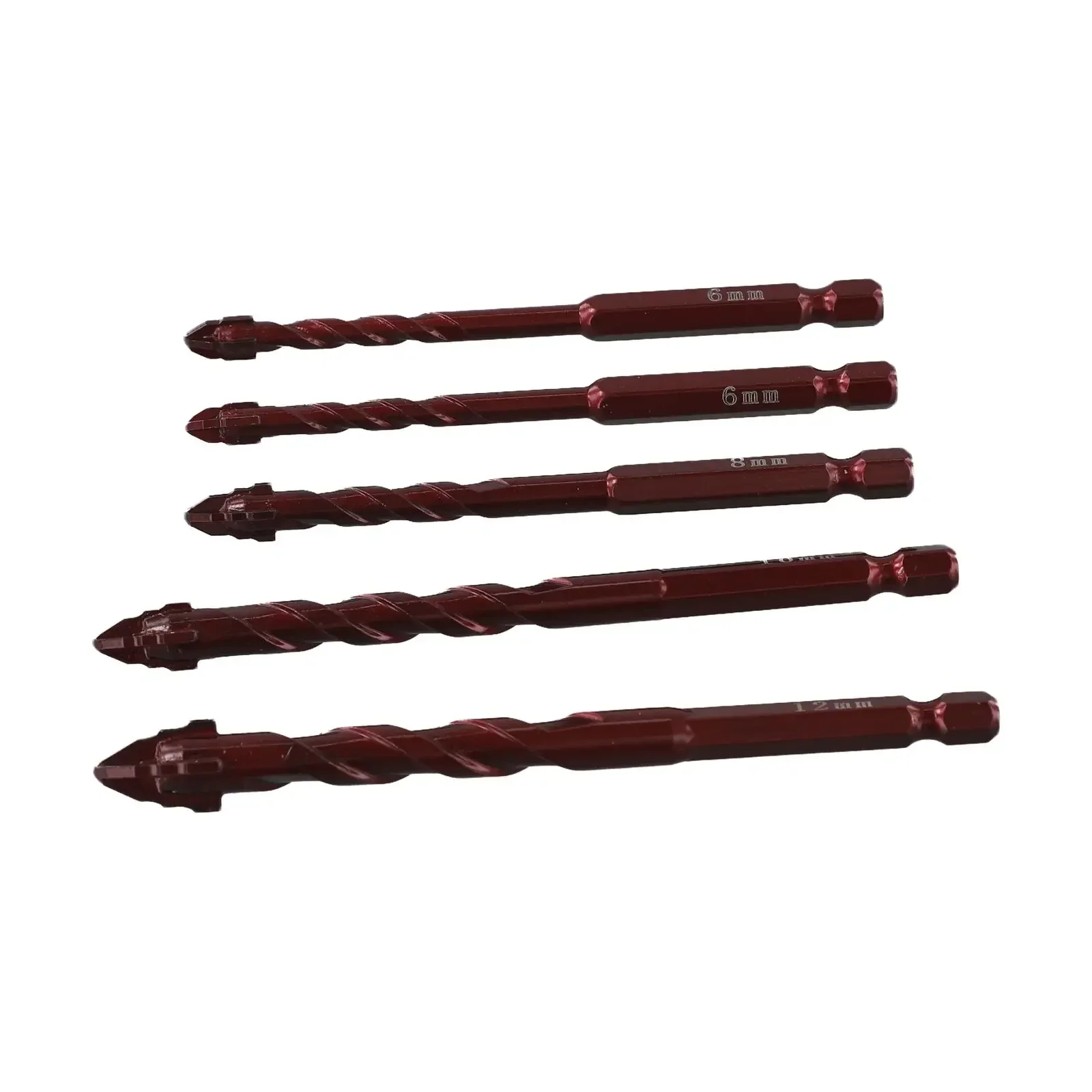 

4/5/6 шт. эффективный набор эксцентриковых сверл высокой твердости с шестигранным хвостовиком для сверления стеклянной плитки, керамической перфорационной плиты, дрель
