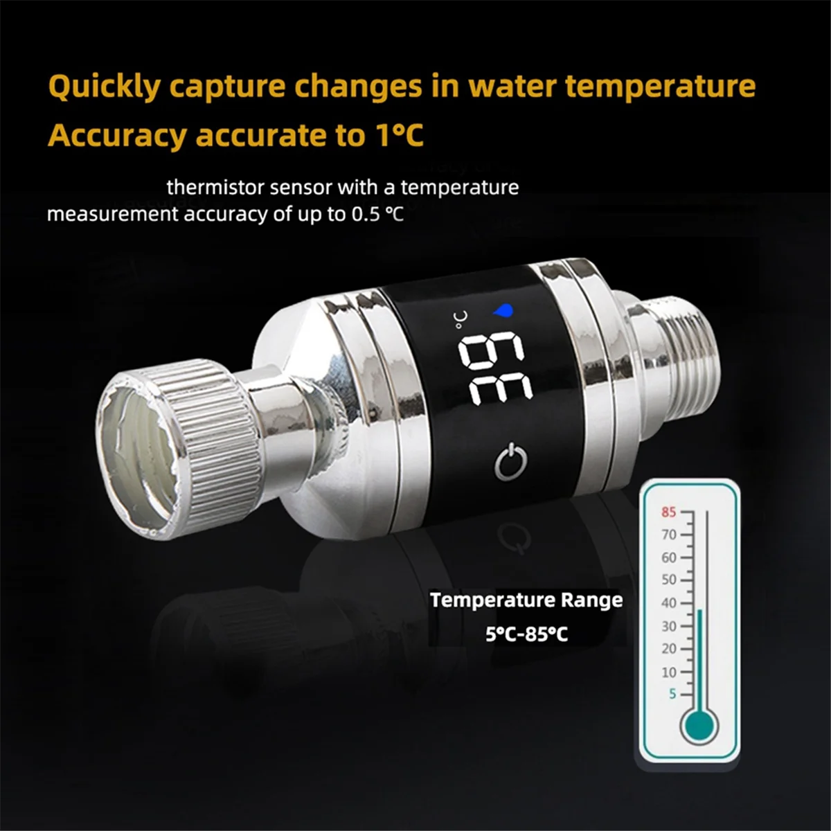 Rubinetti doccia termometro ad acqua vasca da bagno rubinetto doccia cucina casa termometro temperatura acqua