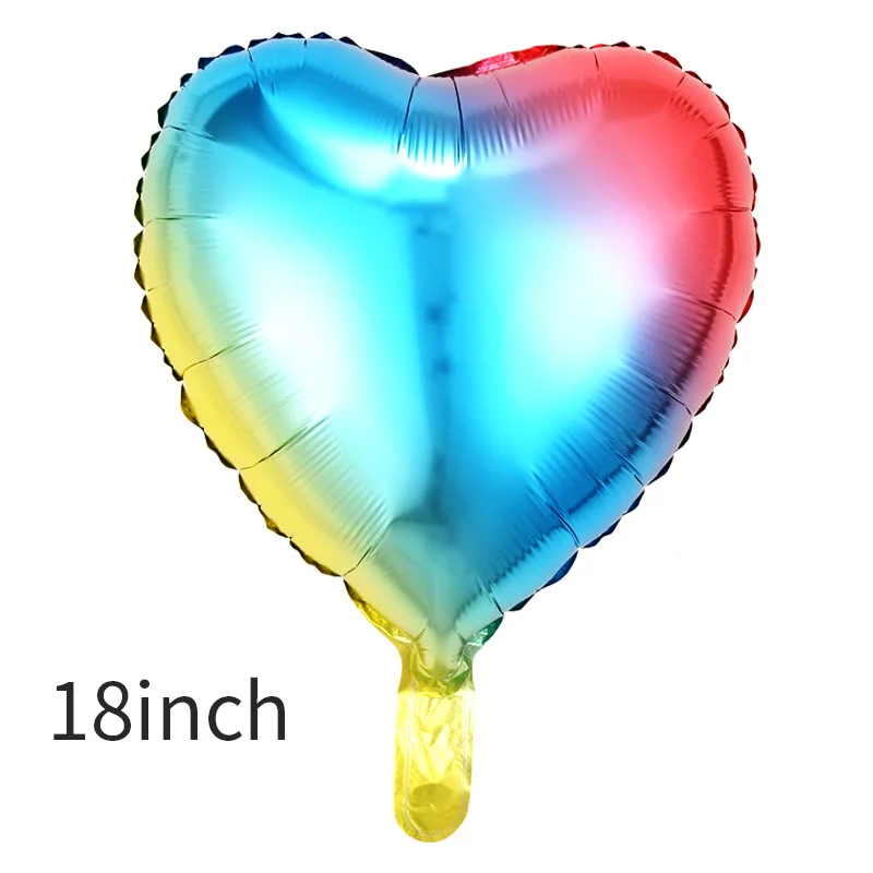 

3pcs 18 Inch Love Aluminum Film Balloon Wedding Valentine's Day Decoration Heart-Shaped Wedding Room Layout