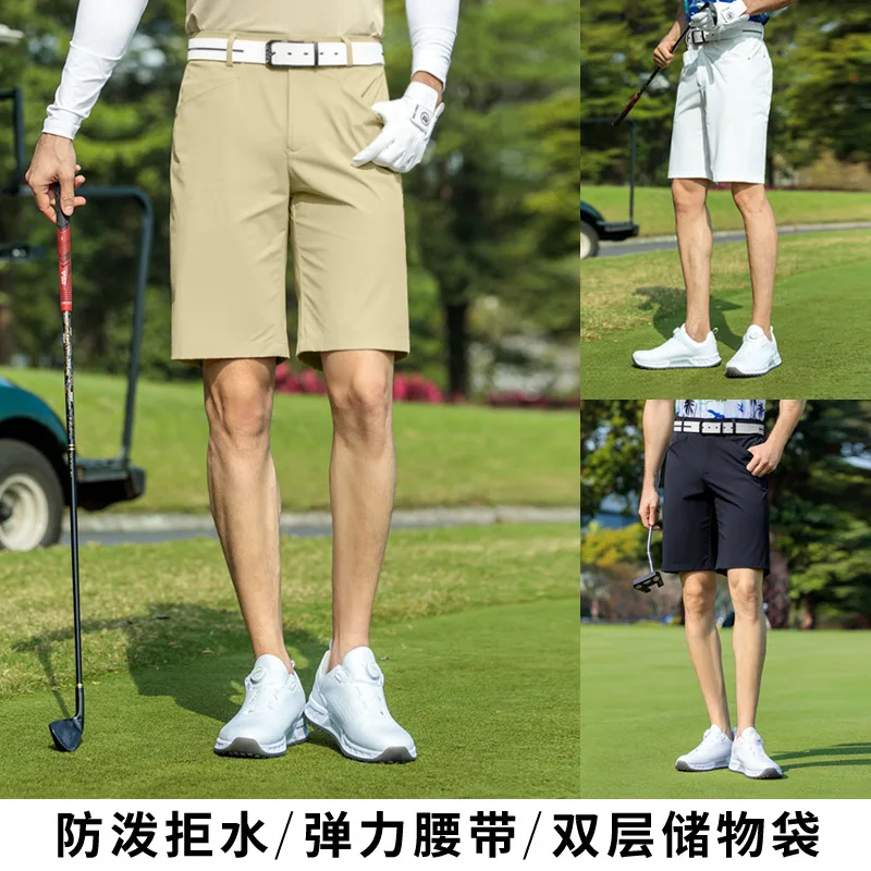 

Men's Golf Shorts Summer Stretchy Sports Pants Quick Dry Comfortable Athletic Wear
