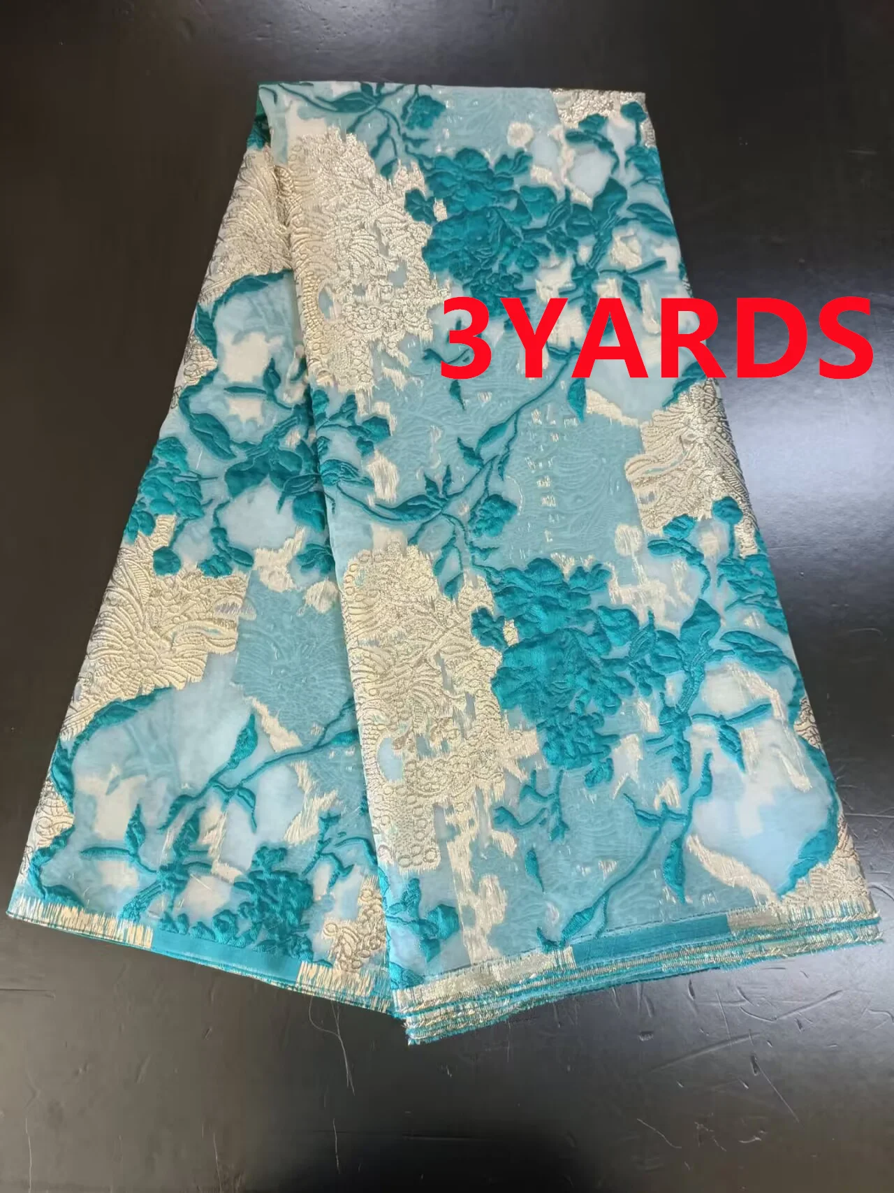 SJD الدانتيل الأفريقي الفرنسي الديباج أقمشة الدانتيل 3 ياردة التخليص 2025 أحدث النيجيري الجاكار الدانتيل لخياطة فساتين الحفلات النسائية #3