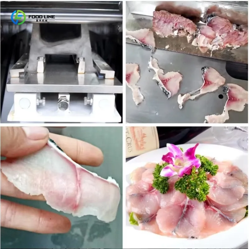Customized Fresh Fish Slicing Equipment Salmon Fillet Cutter Tilapia Processing Machine