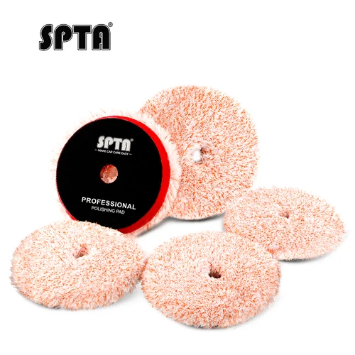 Almohadilla de microfibra de fibra URO SPTA de 3 ""/5""/6 ""para compuestos, cortar, pulir, encerar y pulir para pulidor Ro/DA