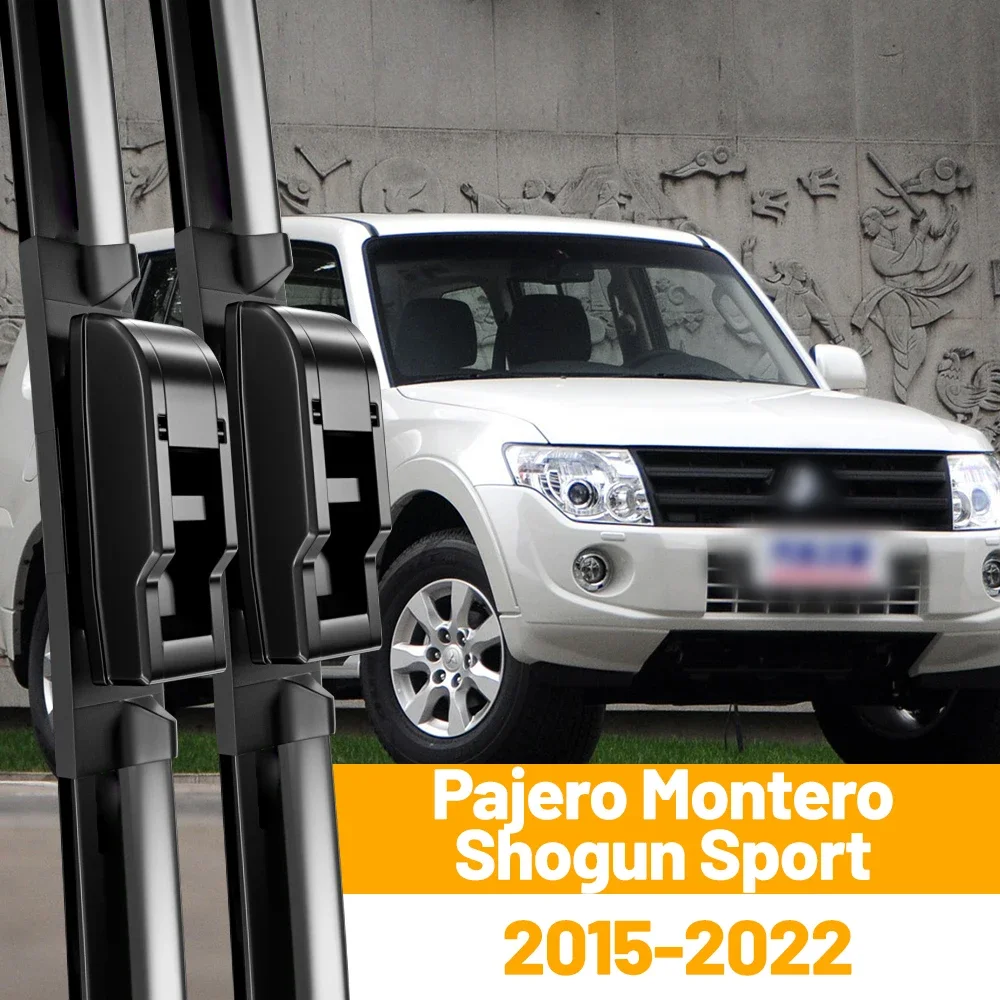 

Wiper Front Wiper Blades For Mitsubishi Pajero Montero Shogun Sport 15 - 22 Windshield Windscreen 22"+18" Accessories