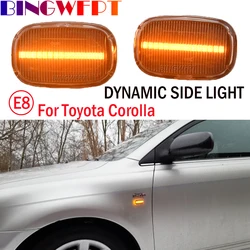 Car-styling For Toyota Corolla Celica Caldina Camry Hilux Fielder Avensis Prius Led Dynamic Side Turn Signal Lights