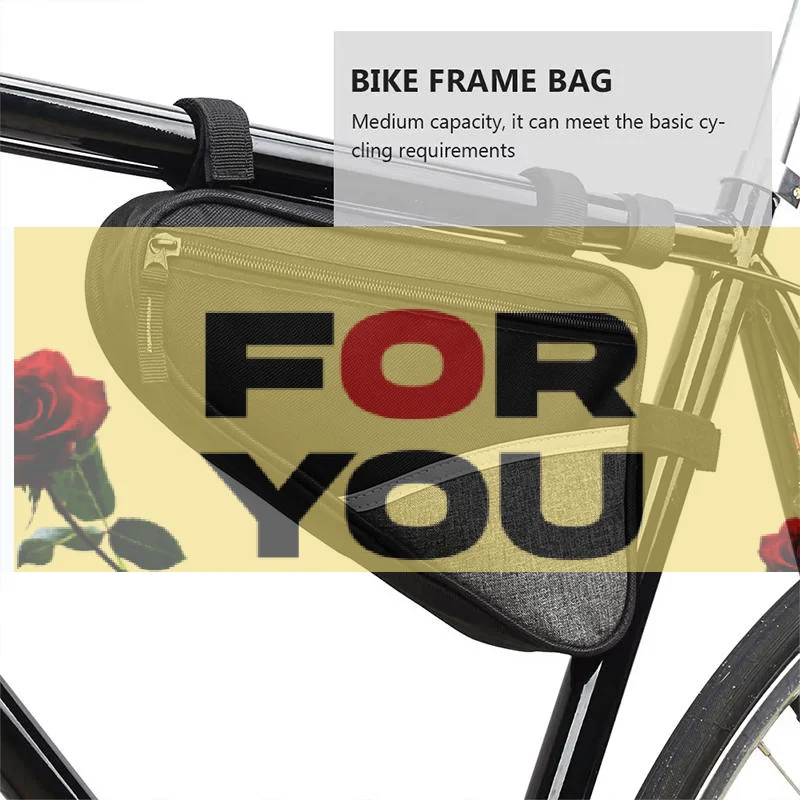 

【OD】Waterproof Triangle Front Bike Bag Compatible With Mountain And Road Bikes Handlebar Mounted Anti-Splash Cycling Storage